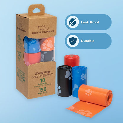 Best Pet Supplies Dog Poop Bags (150 Bags)