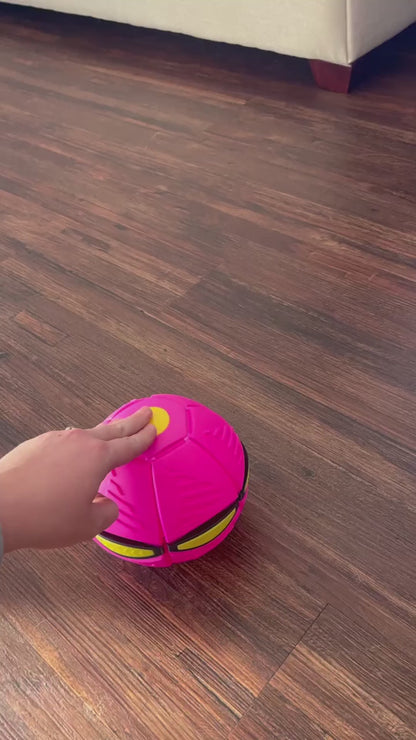Pop Up Flying Saucer Ball Toy for Kids & Dogs